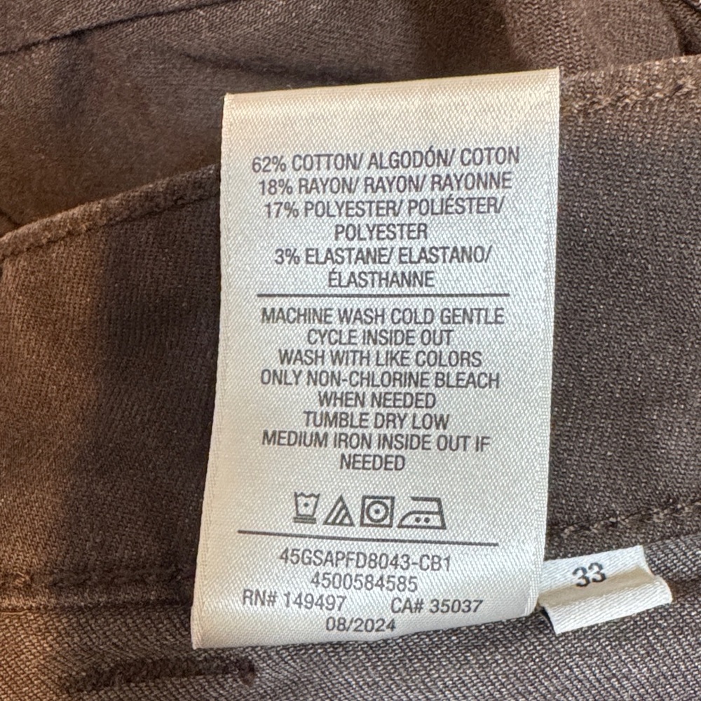 Joe’s Jeans Chloe Utility High Rise Wide Leg Jeans Coffee Bean Brown size 33 - Picture 11 of 16